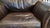 Wood Oversized Club Furniture "Devonshire" Low-Profile Chocolate Leather Lounge Chair For Sale - Image 7 of 7