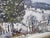 Max Theynet Signed Impressionist Swiss Rural Winter Landscape Oil Painting For Sale In Portland, OR - Image 6 of 8