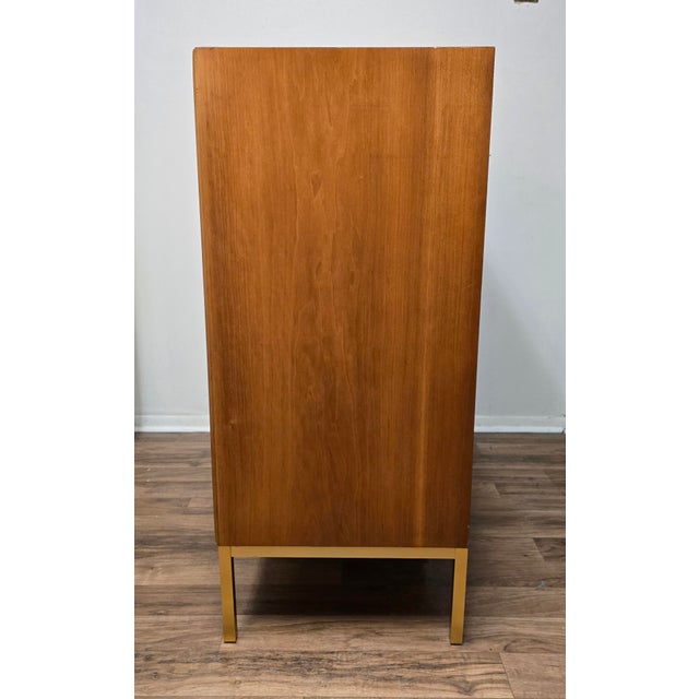 1960s Drexel MCM Mid-Century Cherry “Sun Coast” Tall Dresser / Highboy Designed by Kipp & Stewart For Sale - Image 5 of 10