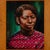 Portrait painting acrylic on canvas signed: Glenda Watson, 2011 sight: 10 ⅝ by 13 ¾ inches frame: 16 ¼ by 19 ¼ inches