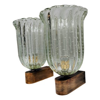 Wall Lights from Barovier & Toso, 1980s, Set of 2 For Sale