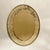 Mid-Century Boho Chic Coastal Syroco Style Faux Cane Oval Wall Mirror. For Sale - Image 10 of 10