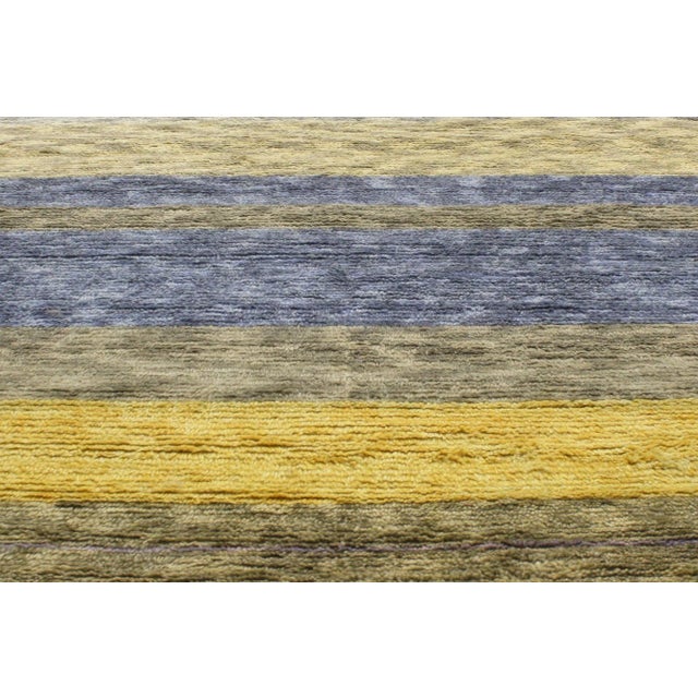 2010s Vintage Modern Style Biophilic Moroccan Rug - 09'00 X13'07 For Sale - Image 5 of 5