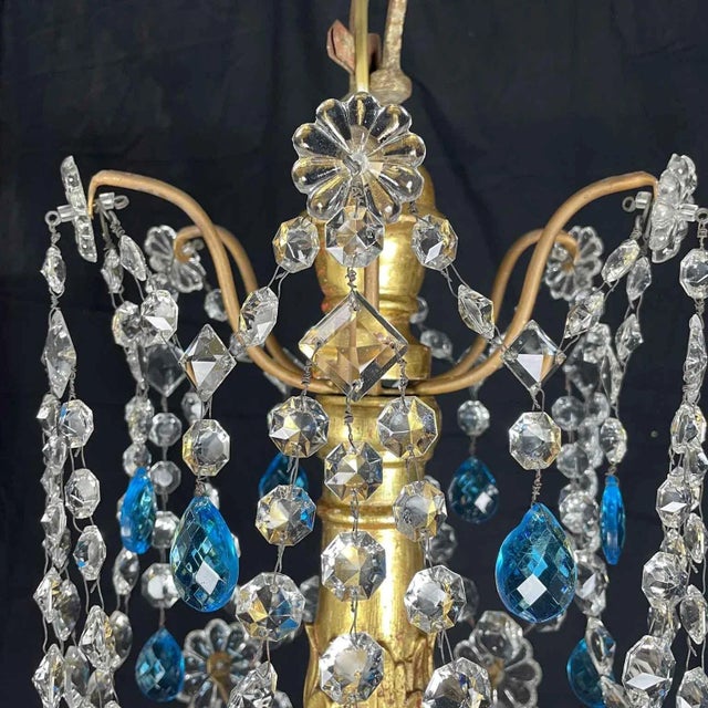Genoese Empire Gilt 12-Light Chandelier For Sale - Image 9 of 15
