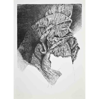 Mario Bardi, Veiled Figure, Lithograph, 1980 For Sale