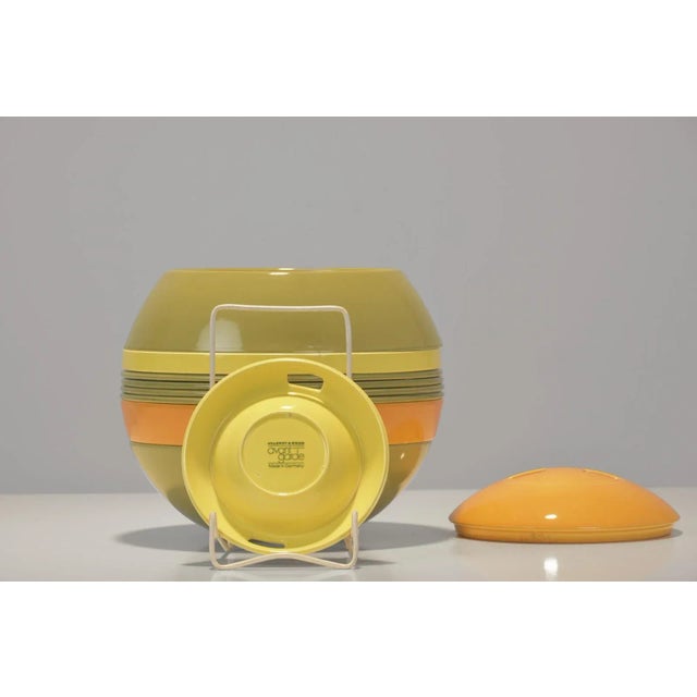 Ceramic Modular Tableware in Glazed Ceramic by Helen Boch & Federigo Fabbrini for Villeroy & Boch, Germany, 1970s, Set of 19 For Sale - Image 7 of 8