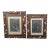 Late 20th Century Pair of Balinese Batuan-Style Narrative Paintings in Hand-Carved Wood Frames For Sale