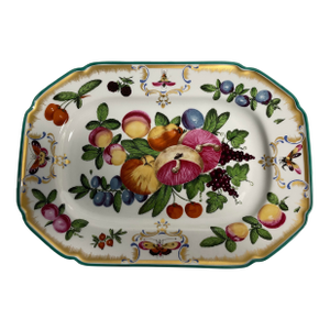 1980s Mottaheddah Duke of Gloucester Octagonal Serving Platter