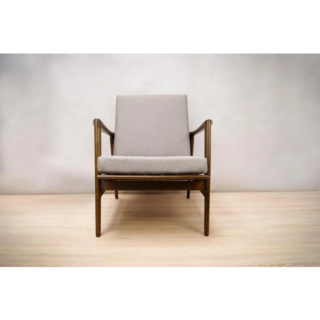 Mid-Century Modern Set of Model 300-139 Armchairs from Swarzędz Factory, 1960s For Sale - Image 3 of 9