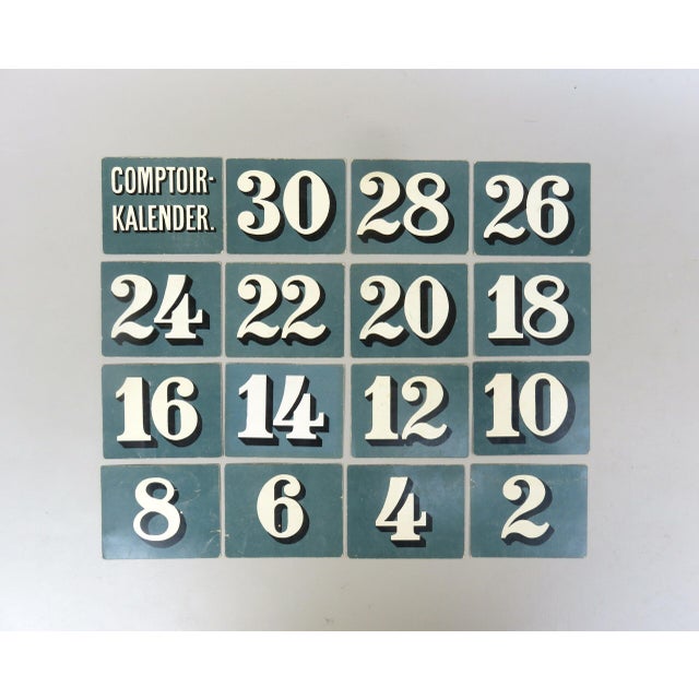 Art Nouveau Silver-Plated Perpetual Calendar with Cardboard Cards for Months, Days and Date, 1890s For Sale - Image 16 of 18