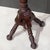 Late 19th Century Antique Ribbed Mahogany Coat Rack For Sale - Image 5 of 5