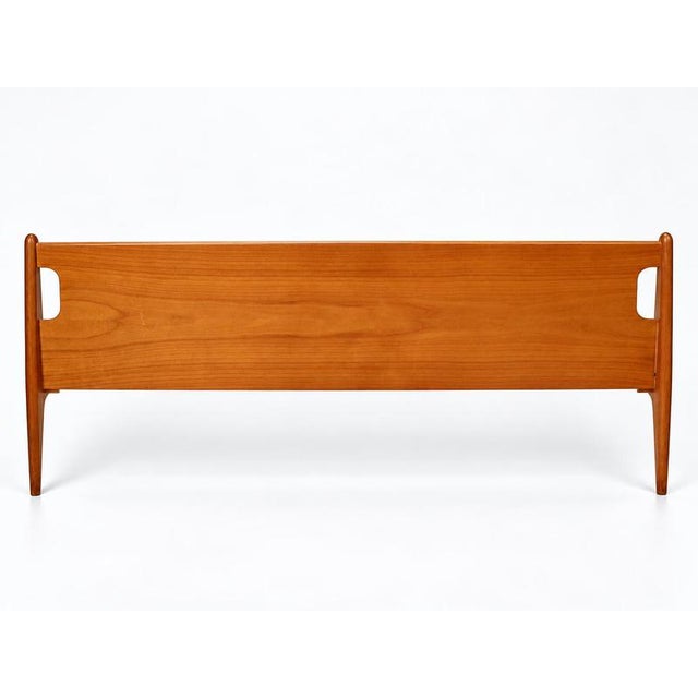 Vintage Double Bed Wooden Bed Frame, 1960s For Sale - Image 4 of 5