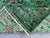 Turquoise Sultani Persian-Inspired Floral Rug, 5'8" X 8'2" For Sale - Image 9 of 14