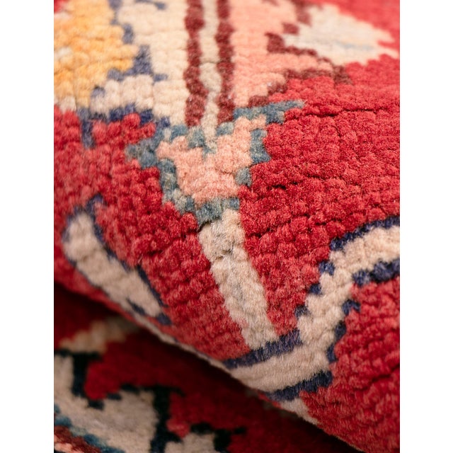 Traditional Pasargad Home Serapi Navy/Red Wool Area Rug- 8' 1'' X 9' 8'' For Sale - Image 3 of 8