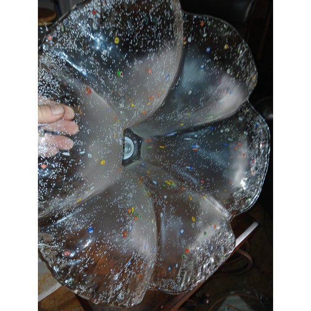 Murano Millefiori Pendant Light From Sylcom, 1970s For Sale In Naples, FL - Image 6 of 11