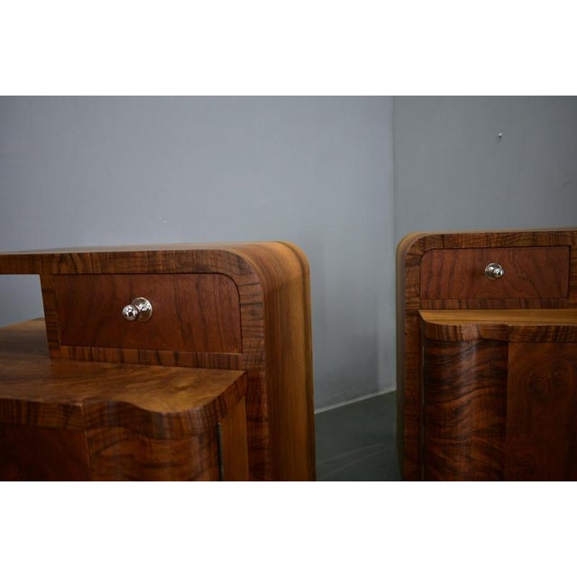 Art Deco Bedside Tables, Czechoslovakia, 1934, Set of 2 For Sale - Image 18 of 18