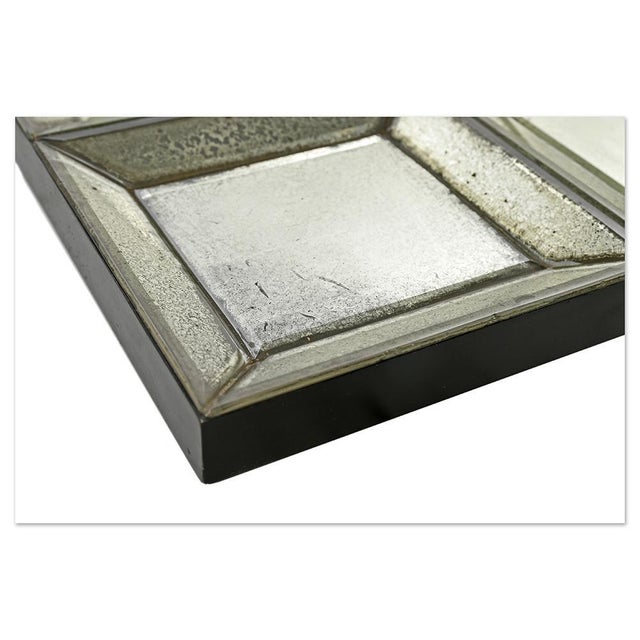 Beveled Faceted Glass Mirror For Sale - Image 6 of 8