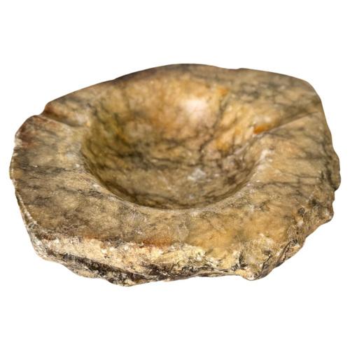 Large Green Ashtray or Vide Poche in Marble Onyx, Italy, 1960 For Sale - Image 3 of 7