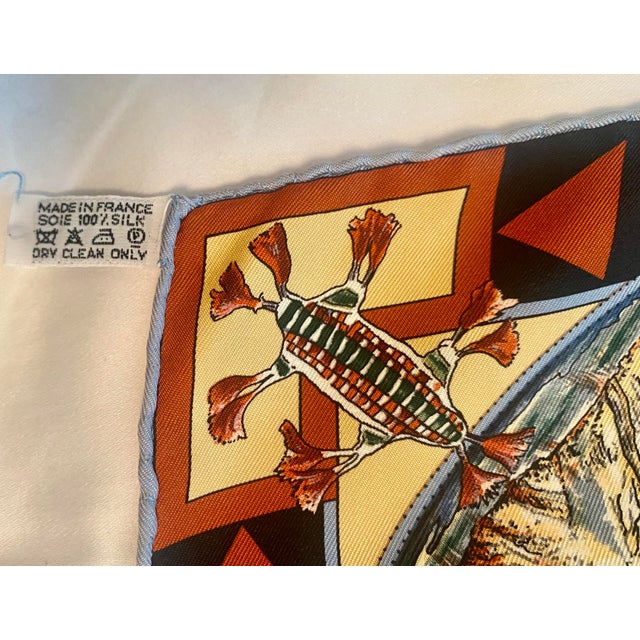 French Hermes Scarf by Kermit Oliver For Sale - Image 3 of 11