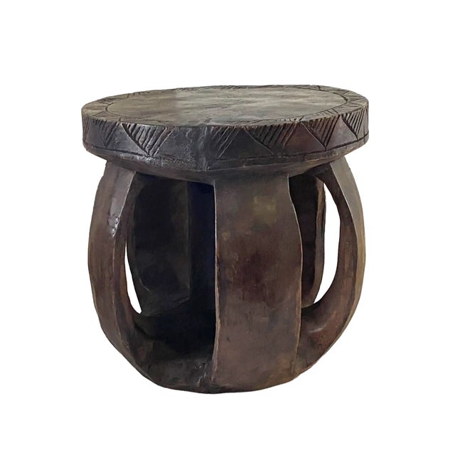 African African Baga Low Stool Guinea-Bissau For Sale - Image 3 of 8