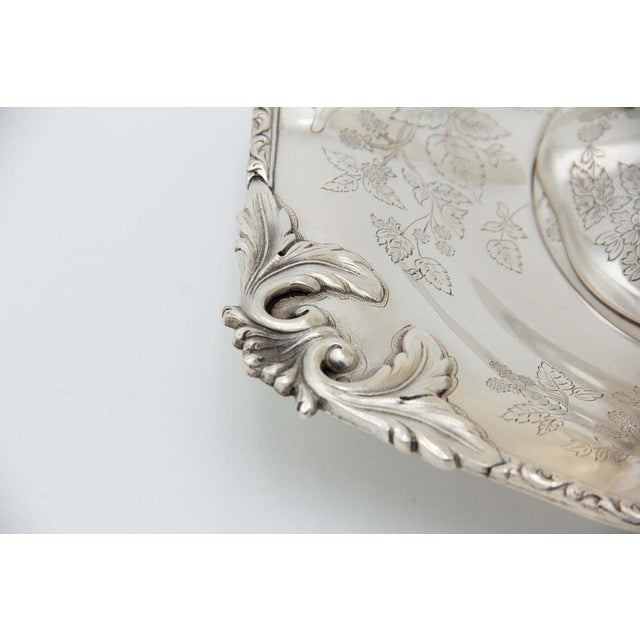 Silver Soup Tureen with Floral Motifs For Sale - Image 3 of 6