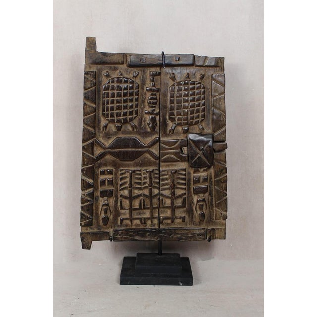 Dogon Granary Door in Wood For Sale - Image 5 of 5