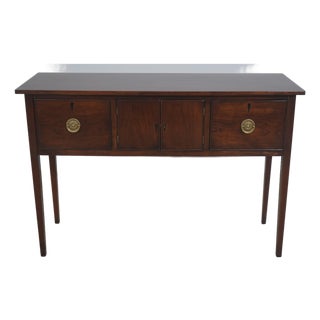 Brandt Cherry Inlaid 2 Drawer 2 Door Sideboard For Sale