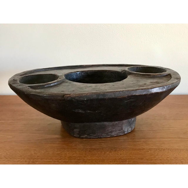 Vintage Mid 20th Century Zulu Carved Wooden Meat Platter For Sale - Image 13 of 13