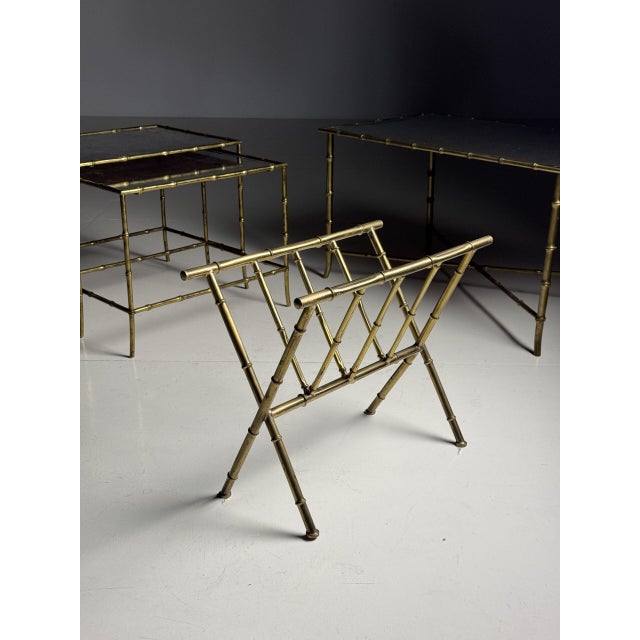 Faux Bamboo Magazine Rack For Sale - Image 15 of 16