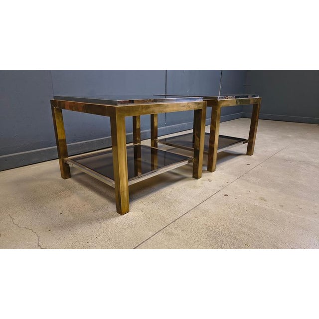 1970s Side Tables from Byjean Charles, 1970s, Set of 2 For Sale - Image 5 of 14
