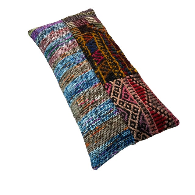 1970s Vintage Turkish Kilim Cushion Cover, 1970s For Sale - Image 5 of 11