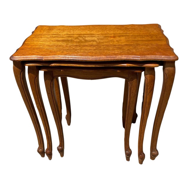French Country Nesting Tables - Set of 3 For Sale