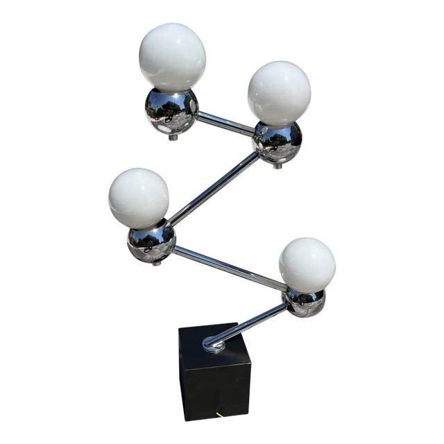 1970s Modern Four Light Table Lamp For Sale