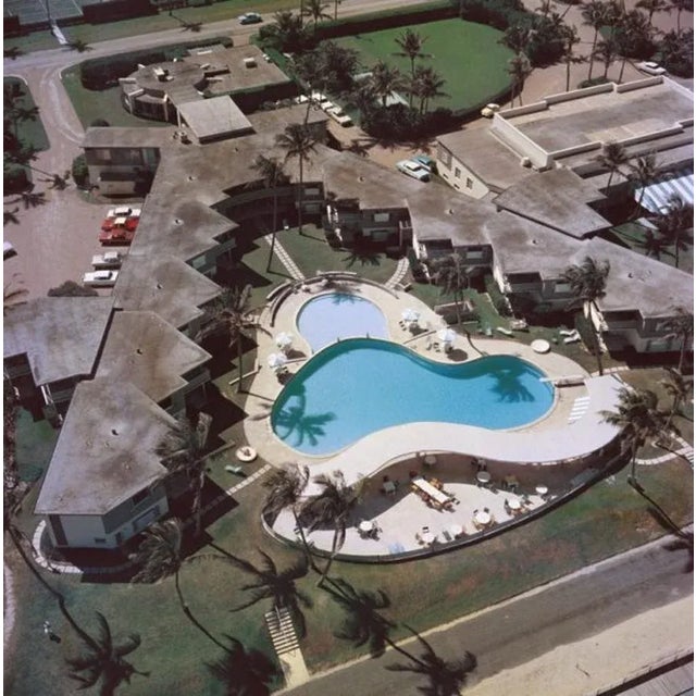 La Coquille 1955 by Slim Aarons Slim Aarons Limited Estate Edition An aerial view of Palm Beach, Florida, 1955, showing La...