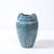 Ceramic Art Deco Skyscraper Style Speckled Organic Blue Ceramic Vase Signed Pierrefonds For Sale - Image 7 of 13