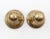 Vintage brass surface mount towel bar brackets that are compatible with a 1/8 in. diameter bar. The original mounting...