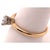 Contemporary 14 Karat Two-Tone Gold Diamond Solitaire Engagement Ring 0.15 TDW, Size 8 For Sale - Image 3 of 6