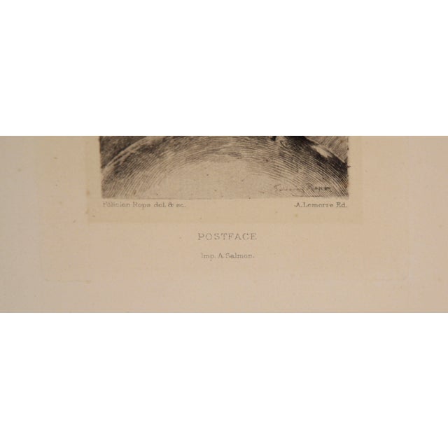 "La Femme Et La Folie Dominent Le Monde Ii" - 1886 Print on Paper by Félicien Rops For Sale - Image 4 of 4