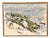 FMK, Winter Landscape, 1943, Oil Painting on Canvas, Framed For Sale