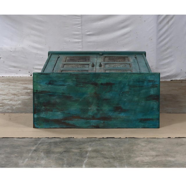 Armoire Constructed From Antique Indian Teakwood Doors and Elements For Sale In Santa Fe - Image 6 of 6