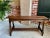 English Antique English Oak Bench Stool Farmhouse Table Trestle Jacobean Circa 1890 For Sale - Image 3 of 12