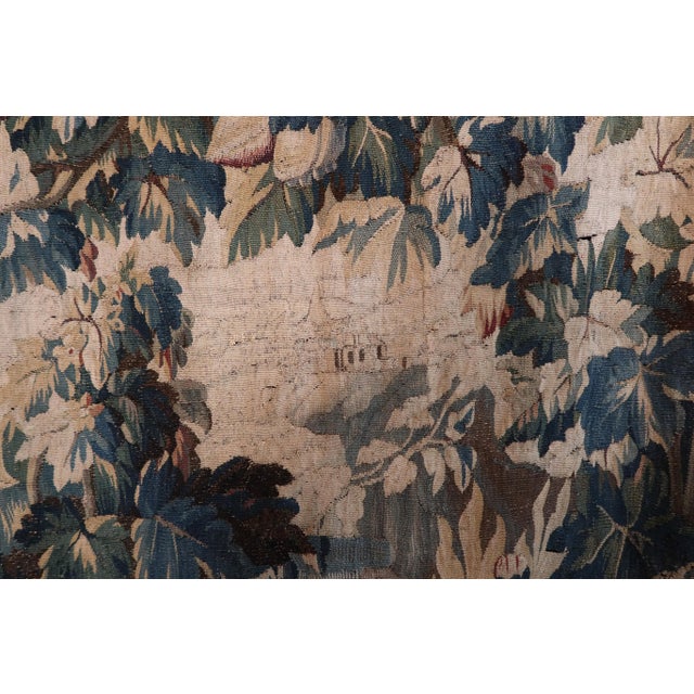 Large Aubusson Tapestry, 1700s For Sale - Image 6 of 18