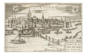 Goricum, Map from ''Civitates Orbis Terrarum'' - by F.Hogenberg - 1575 1575