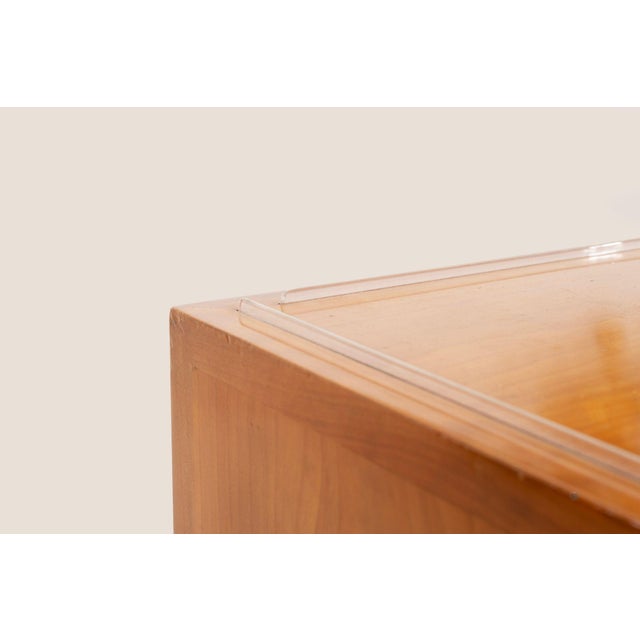 Chestnut Edward Wormley for Dunbar Rare Dresser, Model 5530, 1955 For Sale - Image 8 of 12