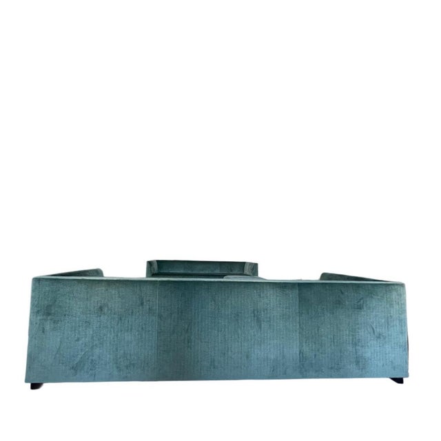 An impressive one-off vintage modular lounge sofa designed by Parisian designer Jean-Rémy Couradette and produced in...