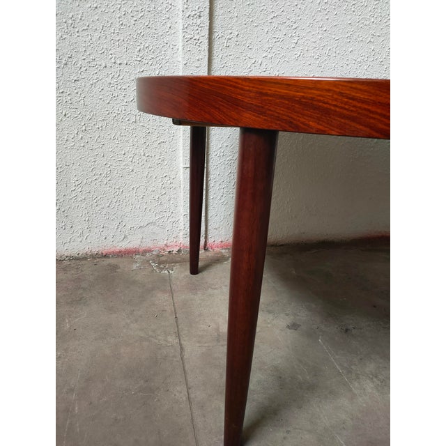 1970s Mid-Century Extendable Palisander Dining Table from Dinamarca, 1970s For Sale - Image 5 of 12