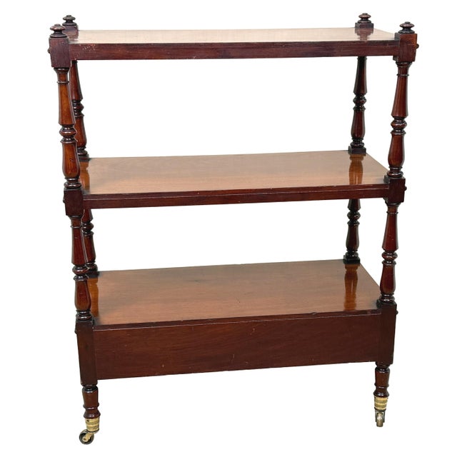 Wood Regency Mahogany Étagère Whatnot, 1820 For Sale - Image 7 of 14