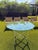 Vintage Campaign Maison Jansen Style, Pace Chrome Table & Director Arm Chairs, Suede Leather Chrome and Brass C. 1970s For Sale - Image 11 of 12