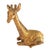 Hollywood Regency Gilt Chalkware Giraffe Sculpture 25.5" For Sale - Image 4 of 16