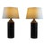 Mid-Century Modern Scandinavian Brutalist Ceramic Table Lamps from Guldkroken, Sweden, 1960s, Set of 2 For Sale - Image 3 of 10